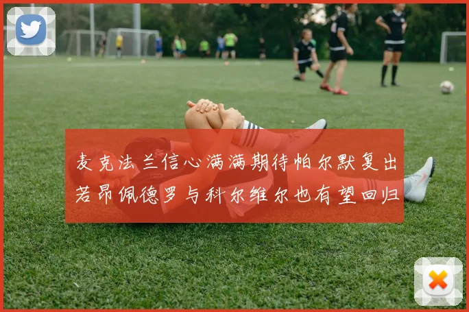 麦克法兰信心满满期待帕尔默复出若昂佩德罗与科尔维尔也有望回归